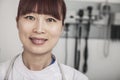 Portrait of smiling female doctor