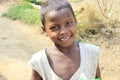 Portrait of a smiling little girl. Royalty Free Stock Photo