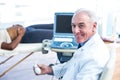 Portrait of smiling male doctor Royalty Free Stock Photo