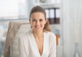 Portrait of smiling modern business woman Royalty Free Stock Photo