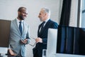 portrait of smiling multiracial businessmen Royalty Free Stock Photo