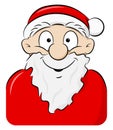 Portrait of a smiling Santa Claus Royalty Free Stock Photo
