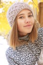Portrait of the smiling teen girl Royalty Free Stock Photo