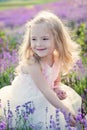 Portrait smiling toddler girl Royalty Free Stock Photo