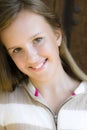 Portrait of Smiling Tween Girl Royalty Free Stock Photo