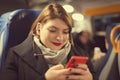 Beautiful young woman talking on the phone Royalty Free Stock Photo