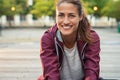 Smiling mature sporty woman Royalty Free Stock Photo