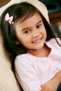 Portrait Of Smiling Young Girl Royalty Free Stock Photo