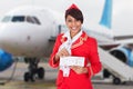 Portrait Of A Young Stewardess