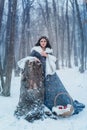 Portrait of Snow White Royalty Free Stock Photo