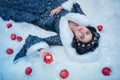 Portrait of Snow White Royalty Free Stock Photo