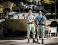 Portrait of spanish legion soldiers unit of the Spanish Army and Spain`s Rapid Reaction Force.