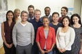 Portrait Of Staff In Modern Multi-Ethnic Office Royalty Free Stock Photo