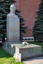 Portrait of Stalin at the Grave of Leader of USSR - Left Angled View Royalty Free Stock Photo