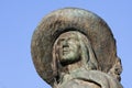 Portrait of the statue of D'Artagnan in Auch Royalty Free Stock Photo