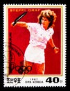 Portrait of Steffi Graf, serie, circa 1987 Royalty Free Stock Photo