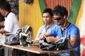 Portrait of a Street Tailor in Asia