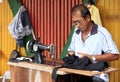 Portrait of a Street Tailor in Asia