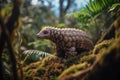 Portrait of Sunda Pangolin in the wild, Generative Ai