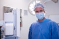 Portrait of surgeon standing in operation room