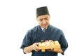 Portrait of a sushi chef Royalty Free Stock Photo
