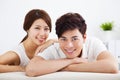 Portrait of sweet young couple Royalty Free Stock Photo