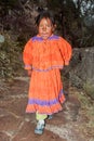 Portrait of a Tarahumara Indian kid in Copper Canyon