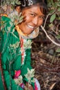 Portrait of a Tarahumara Indian woman in Copper Canyon