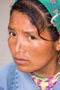 Portrait of a Tarahumara Indian woman in Copper Canyon