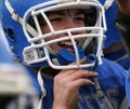 Portrait of Teen Football Player Royalty Free Stock Photo