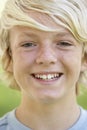 Portrait Of Teenage Boy Smiling