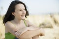 Portrait of Teenage Girl at the Beach Royalty Free Stock Photo