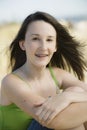 Portrait of Teenage Girl at the Beach Royalty Free Stock Photo