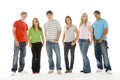 Portrait Of Teenage Girls And Boys Royalty Free Stock Photo