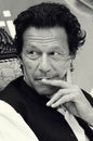 Portrait - Tehreek-e-insaf chairman Imran Khan smiling