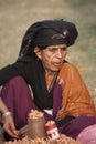 Portrait of Tharu woman, Nepal