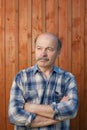 Portrait of thoughtful middle aged man outdoors Royalty Free Stock Photo