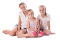 Portrait of three sisters Royalty Free Stock Photo