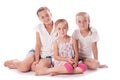 Portrait of three sisters Royalty Free Stock Photo