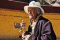 Portrait of Tibetan woman Royalty Free Stock Photo