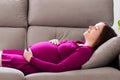 Tired pregnant woman Royalty Free Stock Photo