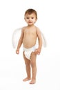 Portrait Of Toddler Wearing Angel Wings