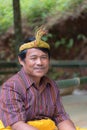 Portrait of Toraja People in traditional attire