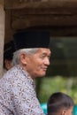 Portrait of Toraja People in traditional attire