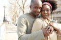 Portrait of tourist couple in London. Royalty Free Stock Photo