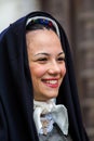 Portrait in traditional Sardinian costume