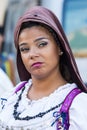 Portrait in traditional Sardinian costume