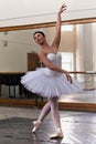 Portrait training ballerina