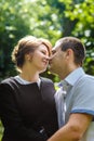 Portrait of two beautiful young lovers Royalty Free Stock Photo