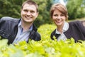 Portrait of two beautiful young lovers Royalty Free Stock Photo